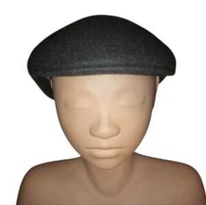 Pendleton Black Wool Beret